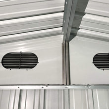 Load image into Gallery viewer, [08X10FT] Alora Large Outdoor Metal Storage Tool Shed With Window And Lockable Doors (SAK32987)