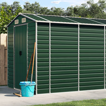 Load image into Gallery viewer, vidaXL Garden Shed Metal Outdoor Storage Shed Anthracite Galvanized Steel