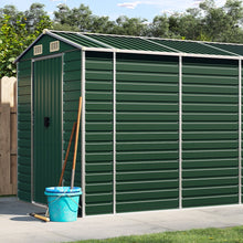 Load image into Gallery viewer, vidaXL Garden Shed Metal Outdoor Storage Shed Anthracite Galvanized Steel