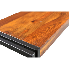 Load image into Gallery viewer, Solid Sheesham Bench with Metal legs
