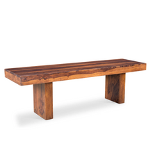 Load image into Gallery viewer, Solid Sheesham Wood Bench