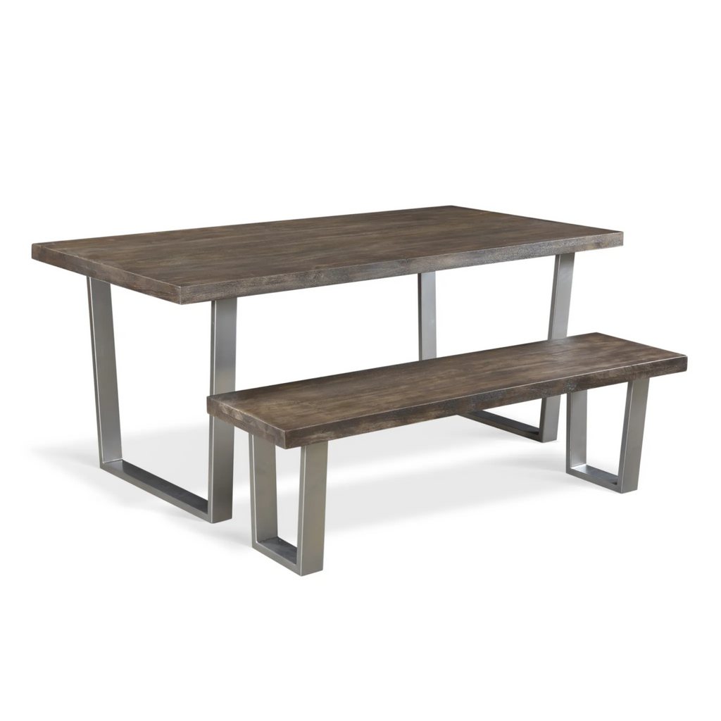 Lark Grey Mango Wood Bench