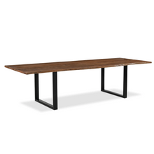 Load image into Gallery viewer, Athea Butterfly Dark live Edge Dining Table - 120"
