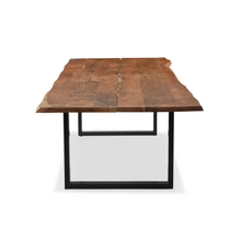 Load image into Gallery viewer, Athea Butterfly Dark live Edge Dining Table - 120"