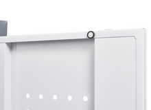 Load image into Gallery viewer, Metal storage cabinets, lockable cleaning tool cabinets, high broom tool organizers, and large storage cabinets in storage store