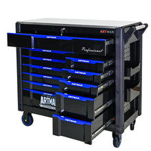 Load image into Gallery viewer, 12-Layer Drawer Multi-Purpose Tool Car, With Wheels, Iron Top