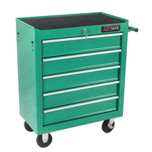Load image into Gallery viewer, 5 DRAWERS MULTIFUNCTIONAL TOOL CART WITH WHEELS-GREEN