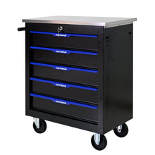 Load image into Gallery viewer, 5 DRAWERS MULTIFUNCTIONAL TOOL CART WITH WHEELS-BLACK+BLUE