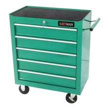 Load image into Gallery viewer, 5 DRAWERS MULTIFUNCTIONAL TOOL CART WITH WHEELS-GREEN