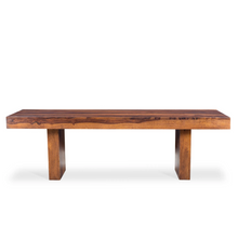 Load image into Gallery viewer, Solid Sheesham Wood Bench