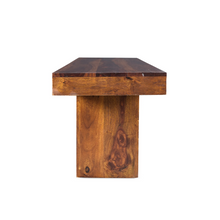 Load image into Gallery viewer, Solid Sheesham Wood Bench