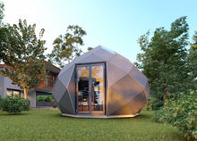 Load image into Gallery viewer, Patio Elegance Zomes Pod – 120 sq ft Eco-Friendly Outdoor Office Pod