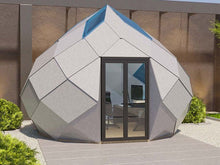 Load image into Gallery viewer, Patio Elegance Zomes Pod – 120 sq ft Eco-Friendly Outdoor Office Pod