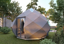 Load image into Gallery viewer, Patio Elegance Zomes Pod – 120 sq ft Eco-Friendly Outdoor Office Pod