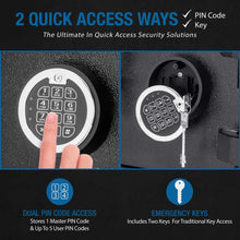 Load image into Gallery viewer, Barska 0.78 CF Heavy-Duty Large Steel Depository Safe With Digital Keypad (SAK75106)