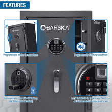 Load image into Gallery viewer, Barska 2.02 CF Heavy-Duty Fire Resistant Safe With Biometric Keypad (SAK29487)