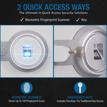 Load image into Gallery viewer, Barska 4.48 CF Large Heavy-Duty Fireproof Biometric Safe (SAK83490)