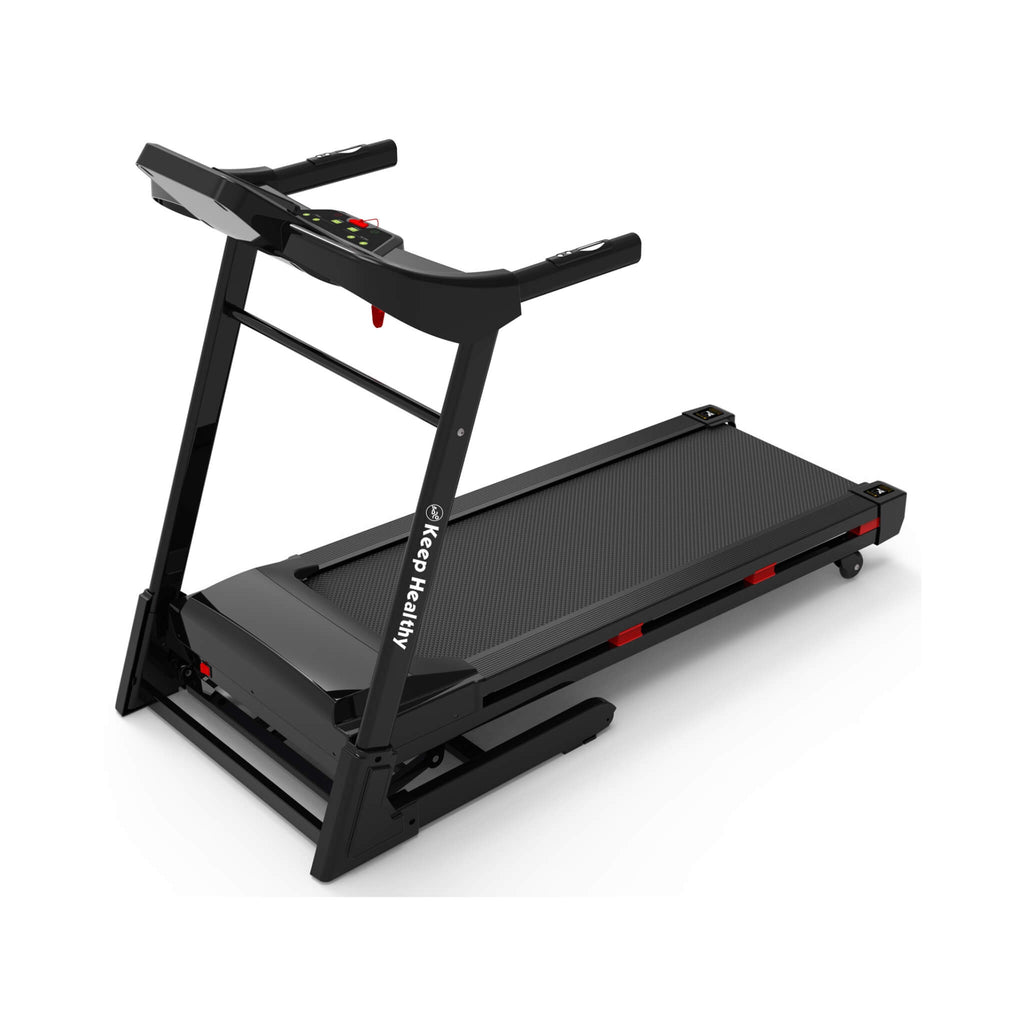 Compact 3.5HP Foldable Electric Treadmill With Bluetooth, LCD Display & 12 Pre-Set Running Programs (SAK25879)