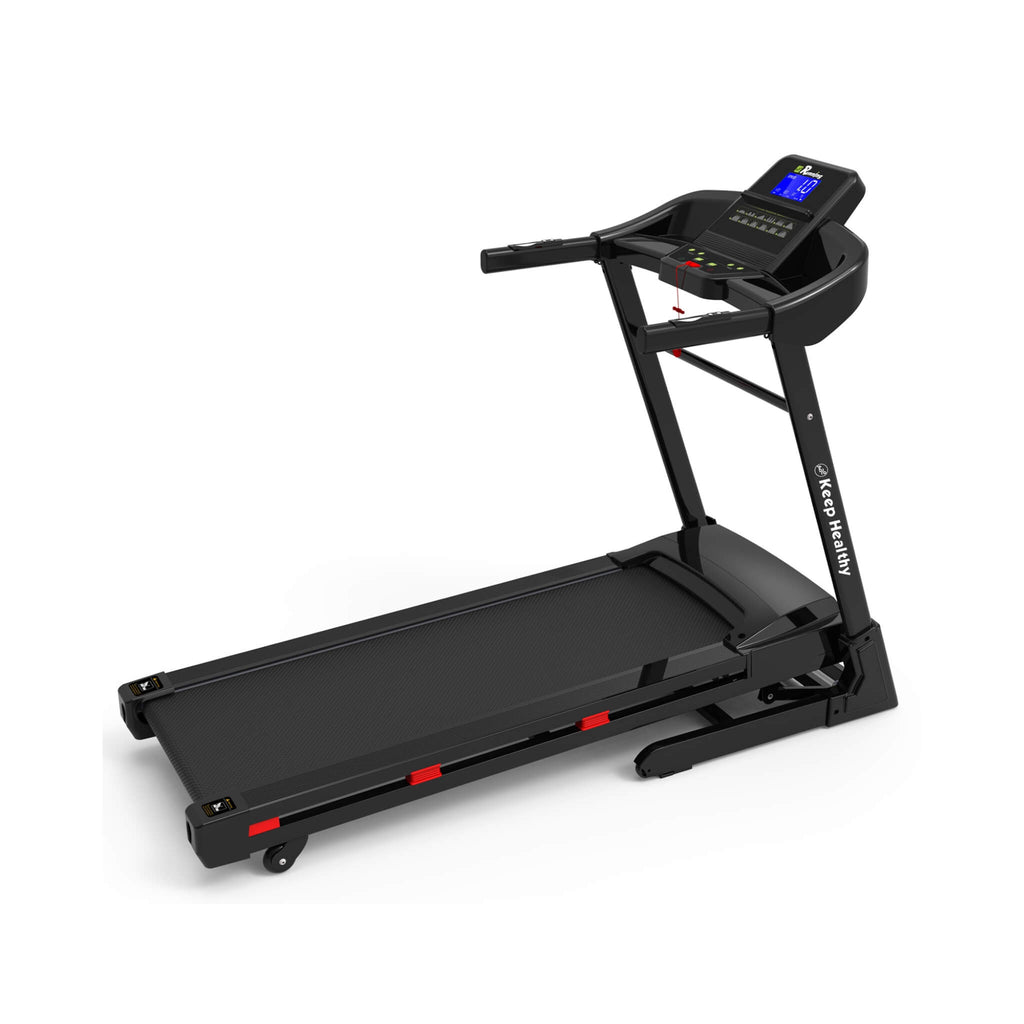 Compact 3.5HP Foldable Electric Treadmill With Bluetooth, LCD Display & 12 Pre-Set Running Programs (SAK25879)