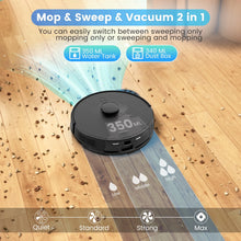 Load image into Gallery viewer, Robot Vacuum and Mop Combo L40 with 60 Days Self-Empty Station Voice Control Home Mapping