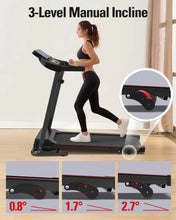 Load image into Gallery viewer, Foldable Treadmill Fitness Walking Machine